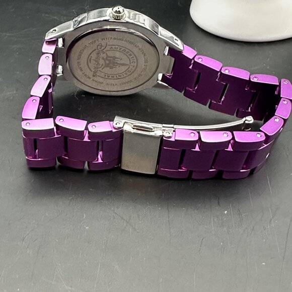 Disney Parks Mickey Mouse Icon Watch Purple Adult Size Water Resistant WORKS - Picture 7 of 9